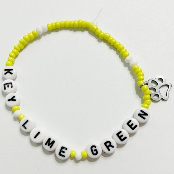 Taylor Swift Eras Tour Friendship Bracelet Key Lime Green Folklore - Picture 1 of 2